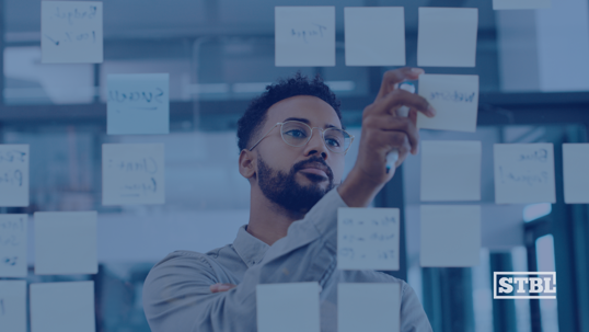 Business owner planning.